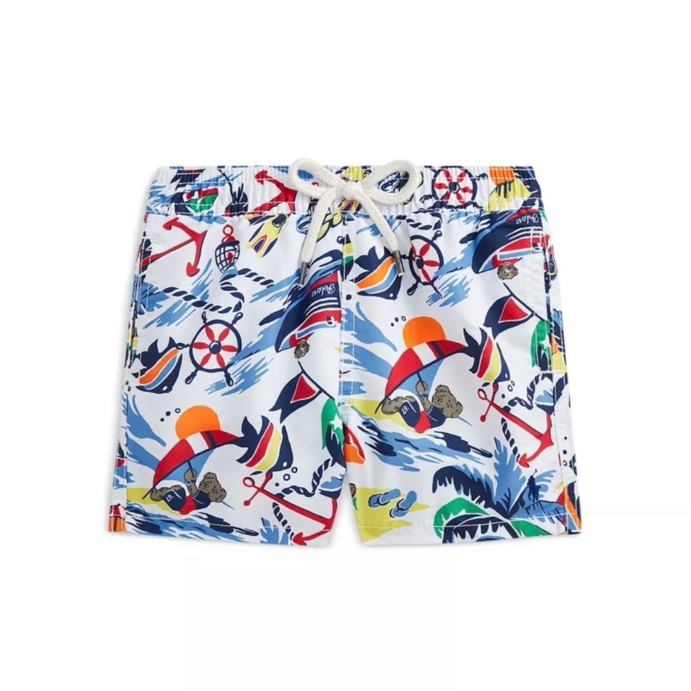 Ralph Lauren Boys' Traveler Swim Trunks 18 Months